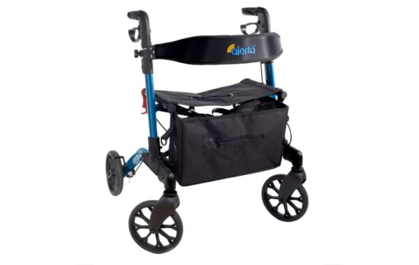 Four-Wheel Rollator With Seat And Bag